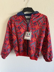 Vtg NWT J.P.I Co Juniors Sports Windbreaker Size L - Picture 1 of 4