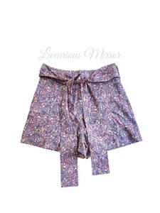 J. Pantalones cortos florales Crew para mujer con estampado de césped Tana en tela Liberty talla 8 - Imagen 1 de 10