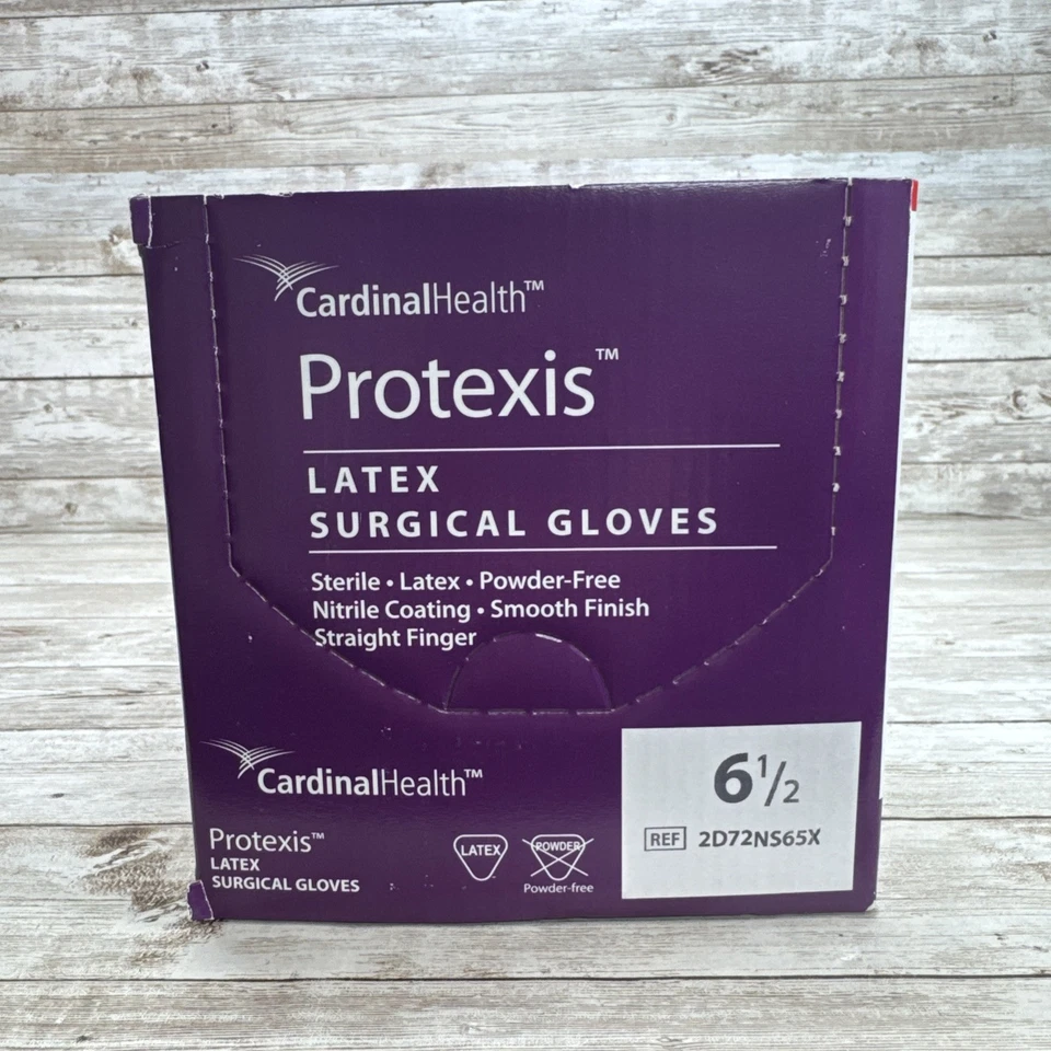 Cardinal Health Protexis Latex Surgical Glove 2D72NS65X Size 6 1/2 10 Pairs
