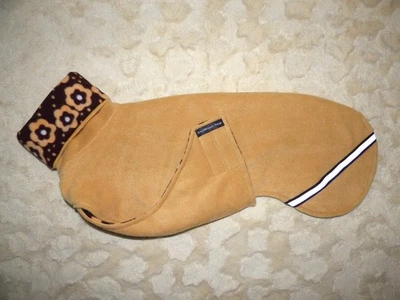 Windhundmantel/Whippet/Hunde - Doppelfleecemantel mit Brustlatz (RL 52 cm) - Bild 1 von 2