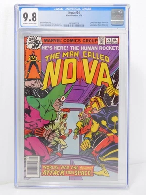 Nova #24 1979 CGC 9,8 Marvel Comics Diamondhead ¡Cameo! Aplicación Comet Crime-Buster Foto 1 de 4