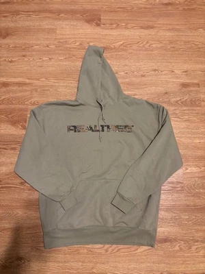 Sudadera con Capucha Team Realtree Bronceada Usada en Excelente Condición Logo XL Para Hombre Foto 1 de 3