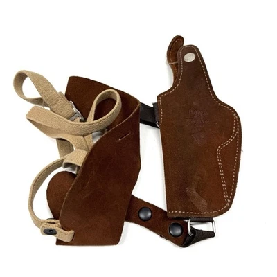 BIANCHI #215 SUEDE LEATHER SHOULDER HOLSTER 9mm - Image 1 of 4