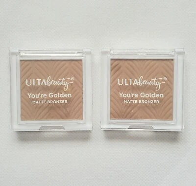 2x Ulta Beauty You're Golden Matte Bronzer 0.11oz/3g Travel Size, SEALED! C7* - Image 1 of 2