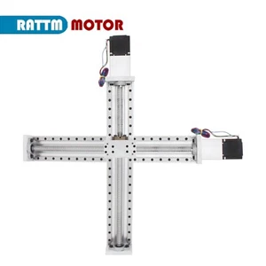 Actuador de movimiento de etapa guía lineal CNC ZBX100 + motor paso a paso Nema 23 300 mm 400 mm - Imagen 1 de 6