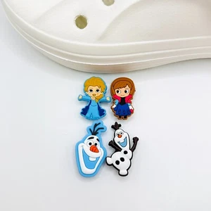 Frozen Charms Fits Crocs SET OF 4 Shoe Clog Charms Real UK Seller 🇬🇧 - Picture 1 of 5