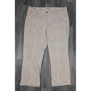 Lee Damengröße 16 Medium natürliche Passform knapp unterhalb der Taille Tiermotiv Denim Caprihose - Bild 1 von 10