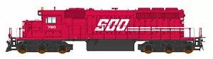 Intermountain # 69373-01 Soo Line Modern Red SD40-2 # 757. DC Only. N-Scale - Picture 1 of 2