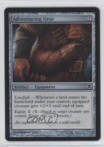 2009 Magic: The Gathering - Zendikar Foil Adventuring Gear #195 0b5