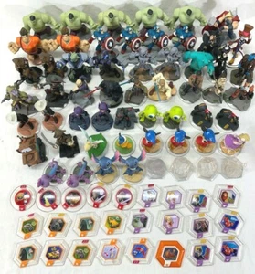 Disney Infinity Figure MEGA Lot 53 Characters 25 Power Discs 4 Worlds - Picture 1 of 12