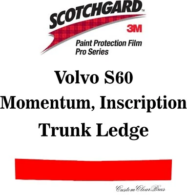3M Scotchgard Paint Protection Film Pro Series 2019 2020 2021 Volvo S60 - Image 1 of 3