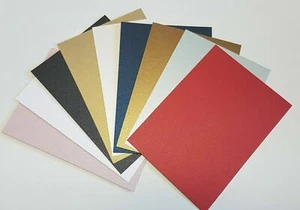 A3, A4, A5, A6 Pearlescent Card Stock, 300gsm, Choose Colour, Qty & Size. Pearl - Picture 1 of 8