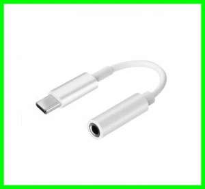 USB Typ C auf zu AUX 3,5mm Klinke Kopfhörer Adapter für Galaxy A14 A23 A53 A54 - Bild 1 von 2