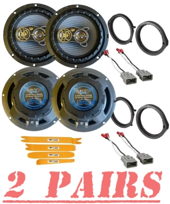 300W 4way 6.5" Front/Rear Speakers for 2008-2022 Honda Accord & 2007-2020 CR-V - Image 1 of 4