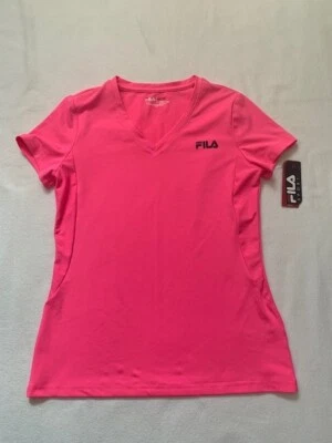 Camiseta nova com etiquetas Fila Sport Active Girls rosa absorção ao vivo em movimento XL 16 - Imagem 1 de 4