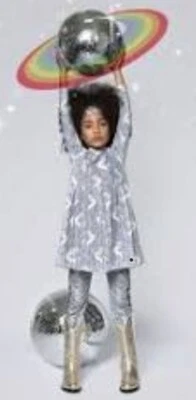 Paper Wings Niña Reunida Camiseta Unicornio Disco Vestido Talla 10 Nuevo Con Etiquetas Escuela Foto 1 de 4