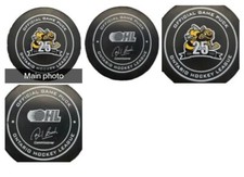 1994-2019 SARNIA STING 25TH ANNIVERSARY OFFICIAL OHL GAME PUCK PRO-FLEX MFG.