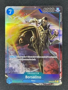 English One Piece TCG Borsalino OP05-051 SR Alt Art Awakening of the new Era - Picture 1 of 2