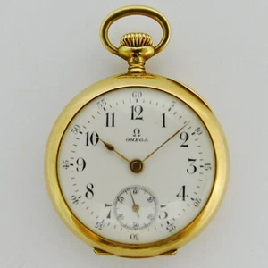 Omega Lepine Damen-Taschenuhr 14ct Gold - 1930er Jahre - sehr selten - Bild 1 von 8