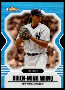 2007 Finest Refractors Blue Chien-Ming Wang /399 #8