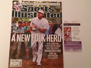 JSA Bubba Watson Signed Sports Illustrated COA NL SI April 16 2012 Masters - Picture 1 of 3