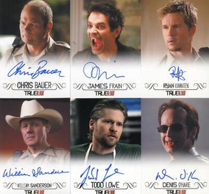 True Blood Archives Autograph Card Lot 6 Cards
