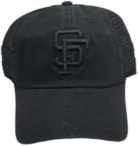 San Francisco Giants Trucker Mesh Snapback Cooperstown Collection Black B1 - Picture 1 of 3