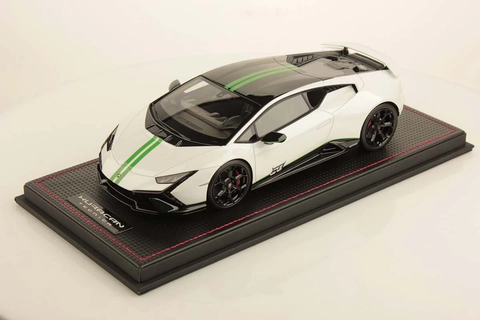 MR Collection Lamborghini Huracan Tecnica 60th Anniv.  Bianco  1/18. LAMBO054SB - Imagen 1 de 1