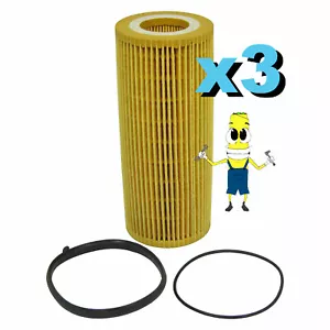 Premium Oil Filter for Audi Q5 & Q7 w/ 3.0L & 3.2L Gas Engine 2009-2015 Pack 3 - Picture 1 of 3