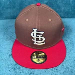 New Era St. Louis Cardinals Mens Harvest Busch Stadium 30th Anniversary Cap Sz 8 - Picture 1 of 8