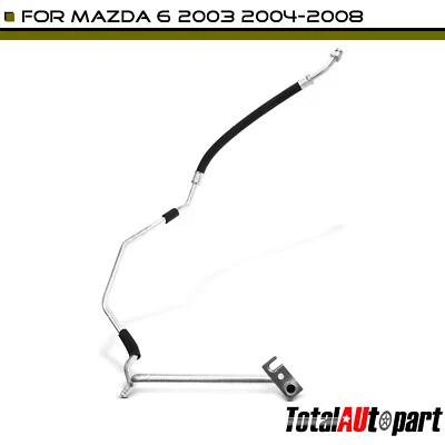 A/C Hose Suction Line for Mazda 6 2003 2004 2005-2008 L4 2.3L Hatchback Sedan - Image 1 of 4