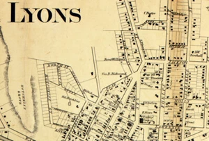 1858 Karte von Wayne County New York - Bild 1 von 4