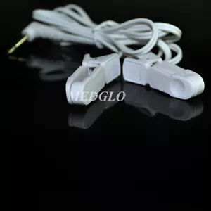Cables de repuesto para electrodos con clip de pecho y oreja conector de CC 3,5 mm para decenas - Imagen 1 de 7