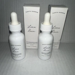 DUO! 2x Earth Harbor LUNA RAIN  Phyto-Resurfacing Night Serum 1oz/30ml NIB - Picture 1 of 2