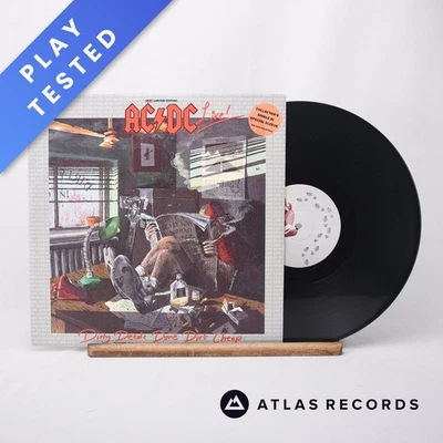 AC/DC Dirty Deeds Done Dirt Cheap A-1 B-1 12" Single Vinyl Record B6073T - NM/EX - Image 1 of 4