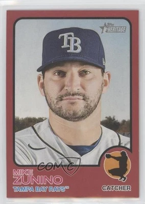 Mega Box Exchange 2022 Topps Heritage Target Red Border Mike Zunino #31 00em Foto 1 de 3