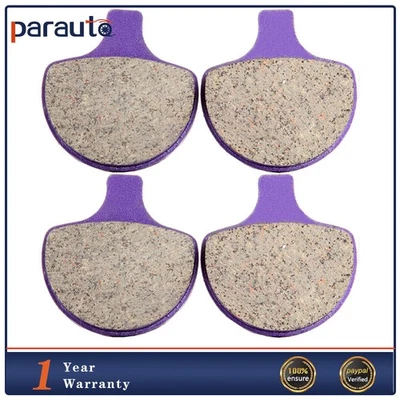 Carbon fiber Brake Pads For Harley Davidson Tour Glide Classic FLTC Front - Image 1 of 4