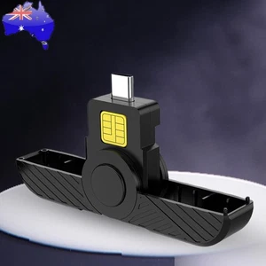 Smart Card Reader Type-C ID CAC Card Reader Use for Digital Certificate Security - Zdjęcie 1 z 18