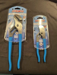 Kanalschloss 10 Zoll & 6,5 Nut & Feder gerade Backenzange #430 & # 426 NEU!  - Bild 1 von 4