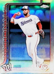 2025 TOPPS CROMO RIFRATTORE #269 LUIS GARCIA JR WASHINGTON NATIONALS - Foto 1 di 2