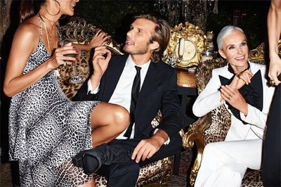 Vestido De Colección Roberto Cavalli H&M Seda Leopardo de las Nieves Guepardo EE. UU. 6 UE 36 Pequeño 🔥 Foto 1 de 4