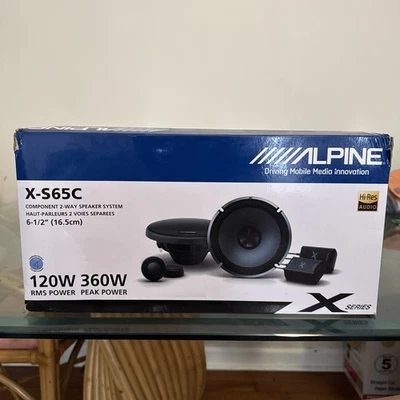 Alpine X-S65C Medianos con SPV-65X-WRA Juego de Componentes Tweeters con Crossovers Nuevo Foto 1 de 4