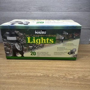 Intermatic Malibu Low Voltage Landscape Lighting 20 Garden Light Set with Timer - Picture 1 of 9