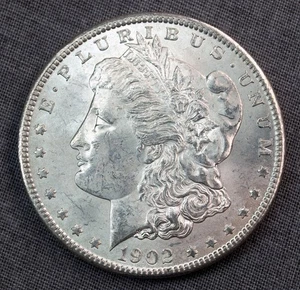 1902 O US Morgan Silver Dollar $1 - Mint State-original BU - Picture 1 of 2