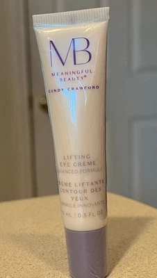 Crema de ojos Leaningful Beauty Lifting avanzada 0,5 oz Cindy Crawford nueva/sellada Foto 1 de 2