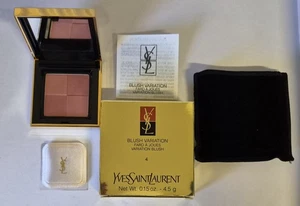 YVES SAINT LAURENT BLUSH VARIATION #4 ROSE SIENNE/ CINNAMON COMPACT NEW IN BOX - Picture 1 of 7