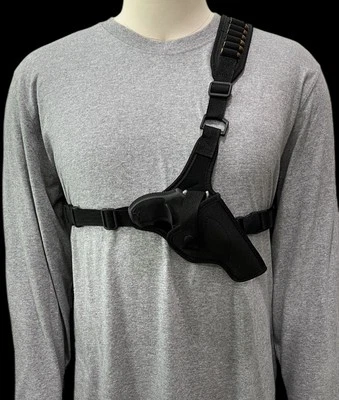 For 2" TAURUS 605 650 942, Right Hand CHEST Holster with Ammo Loops - Image 1 of 4