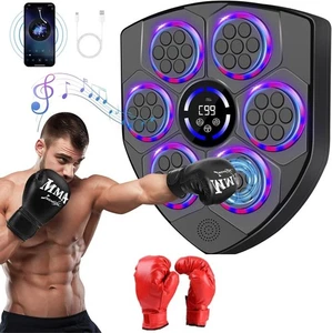 Smart Bluetooth Music Boxing Machine,10 Modes Wall Mounted Electronic Punching - Picture 1 of 8