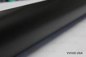 VViViD Matte Black Satin Decal car wrap stretch vinyl 7.5M x 1.52M Air Release 