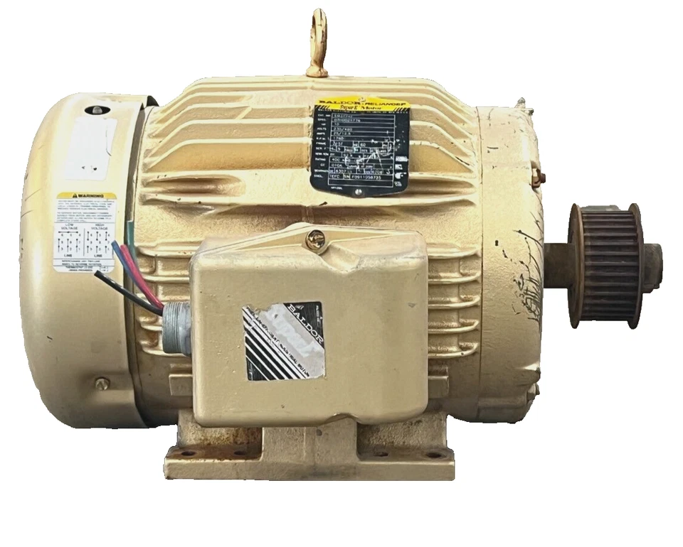 BALDOR MOTOR EM3774T 10HP 3PH 1760RPM 230/460V 215T 12/12.5AMPS - Image 1 of 4